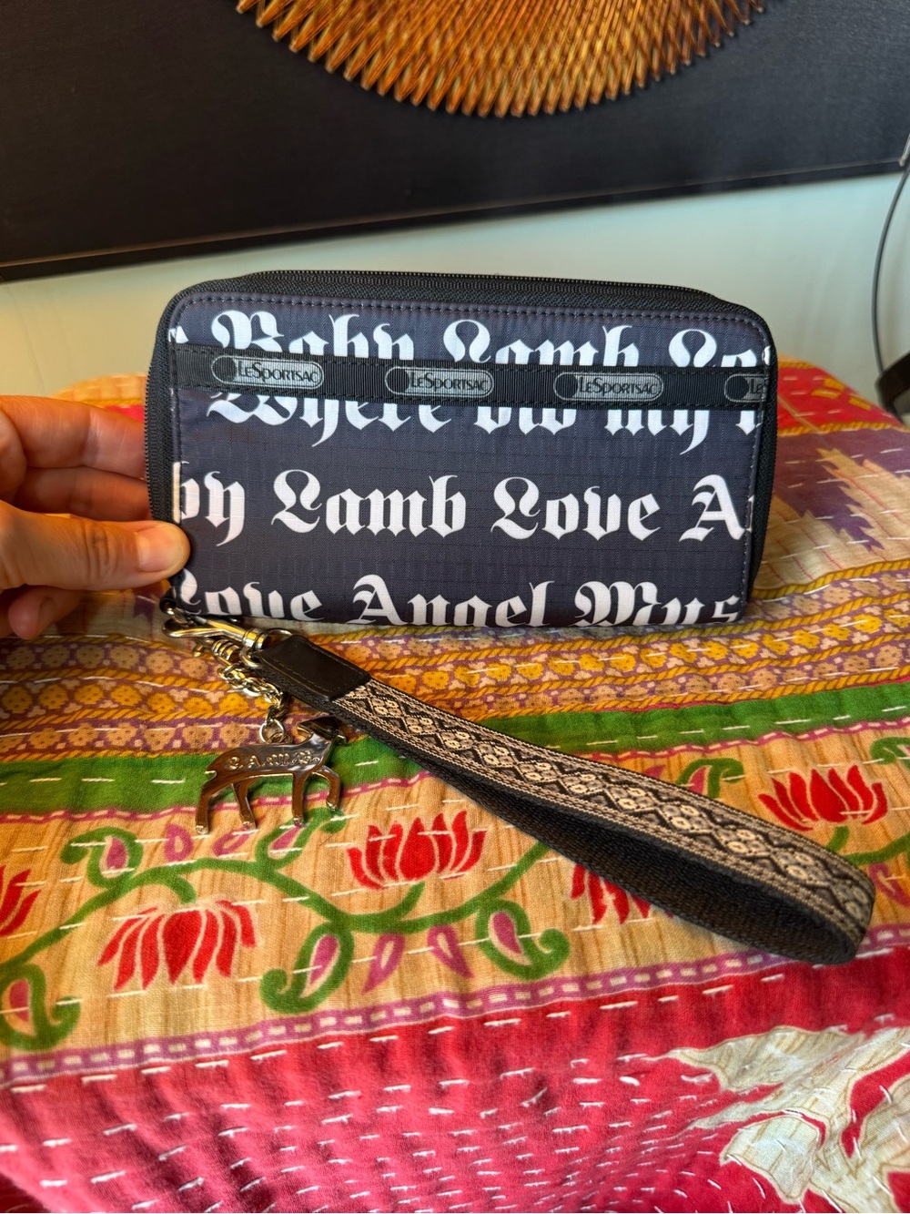 L.A.M.B. Wallet or Clutch with Guitar Strap & Charm